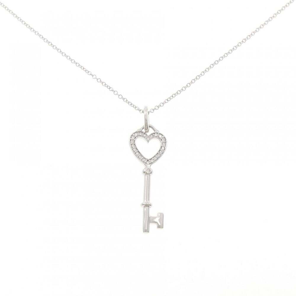 TIFFANY Silver Diamond Necklace